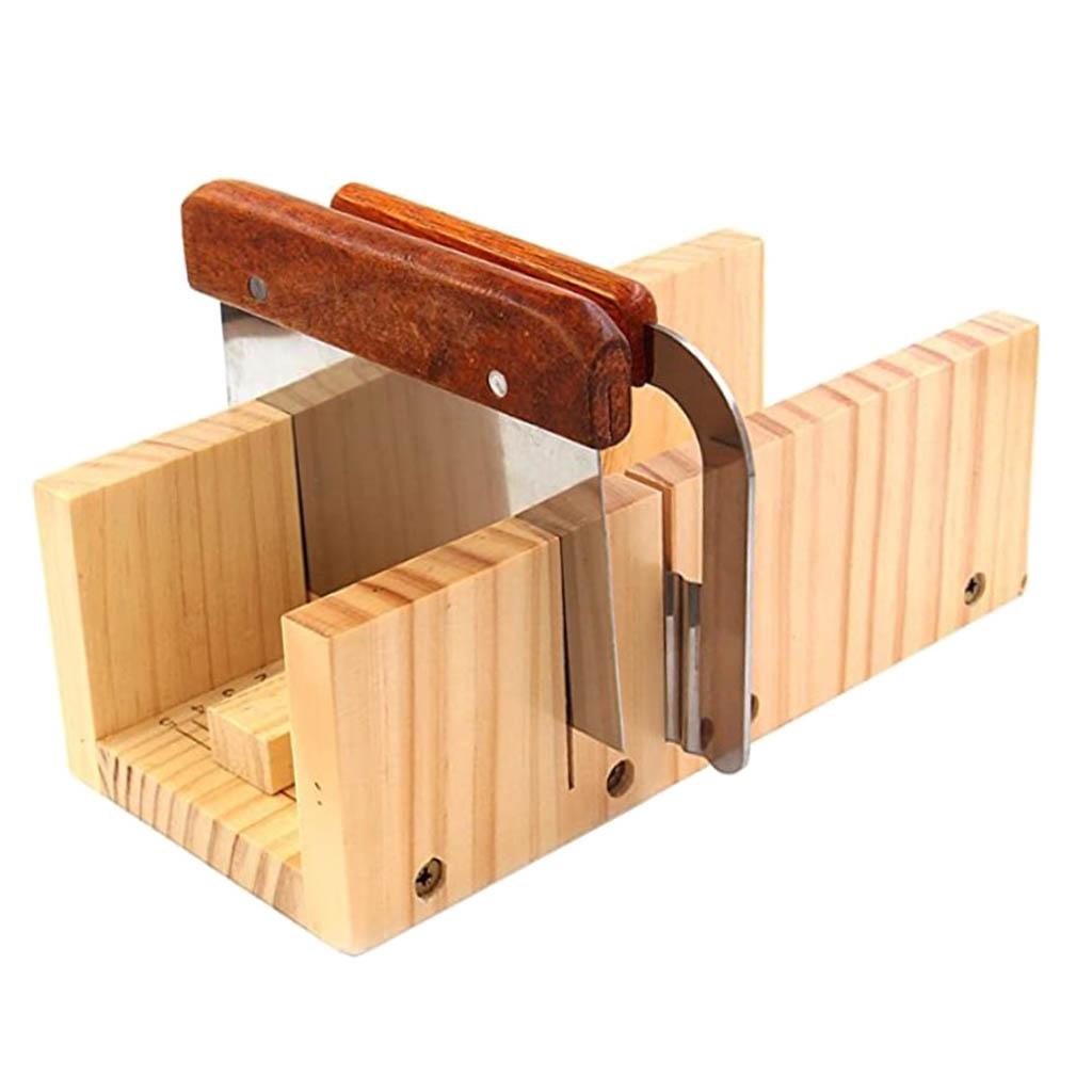 Cortador de jabón de madera ajustable, cepillo para cortar jabón en pan y pastel con escala, multifuncional, fácil de usar
