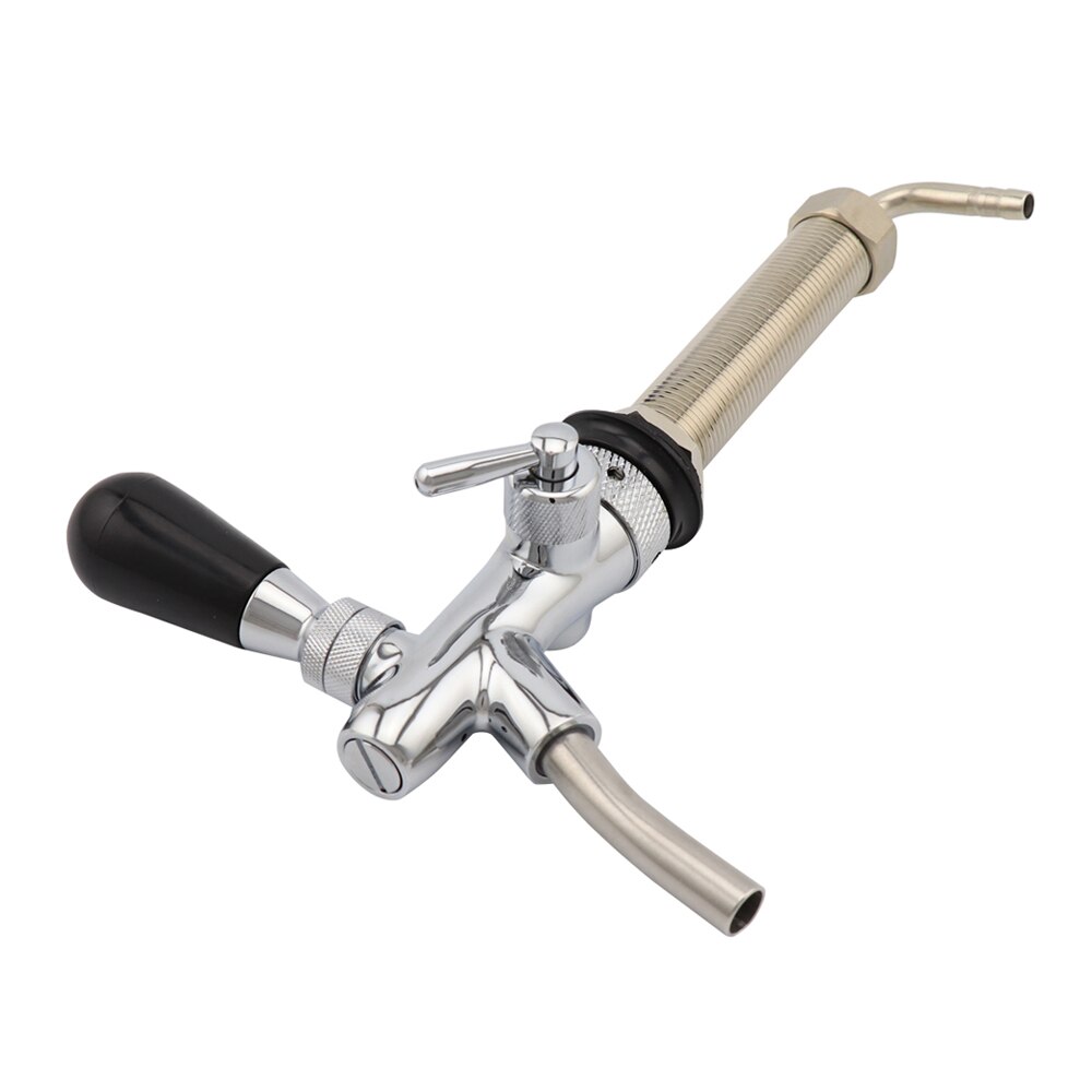Adjustable Draft Beer Faucet 130mm Long Shank Homebrew Kegerator Fridge Kegging Beer Dispenser Tap Wine Soda Kit Bar Accessories