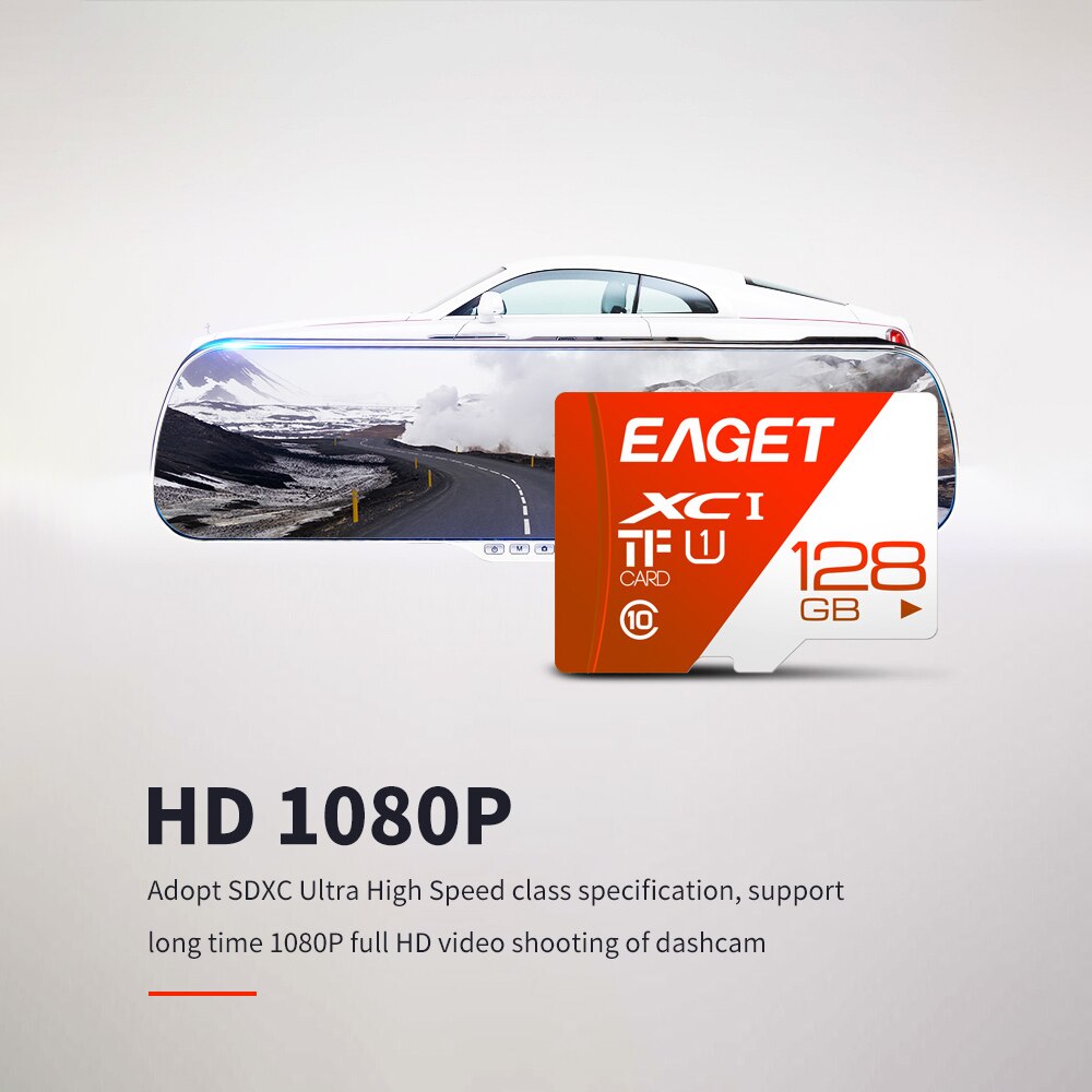 Eaget  t1 nopea suuren kapasiteetin muistikortti tf-kortti 32/64/128gb tf-muistikortti  u1 c10 ajon tallentimen valvontalaitteille