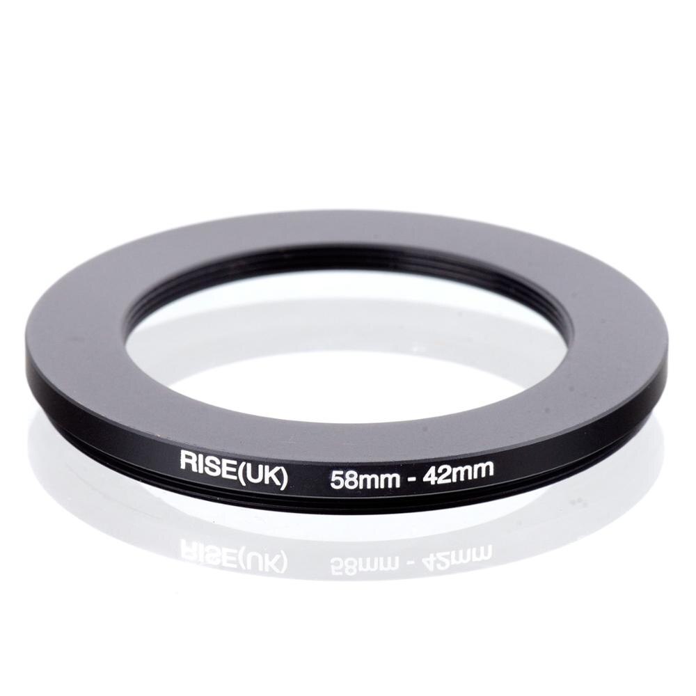 Rise (Uk) 58Mm-42Mm 58-42 Mm 58 Om 42 Step Down Filter Adapter Ring
