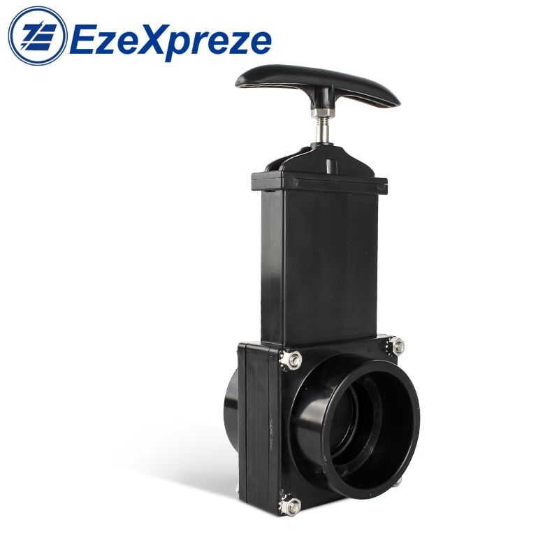 RV Caravan Motorhome Knife Water Gate Valve Durable Flow Van Sewer Hose Plastic 50mm Exterior Home Accessories Caravan Drain