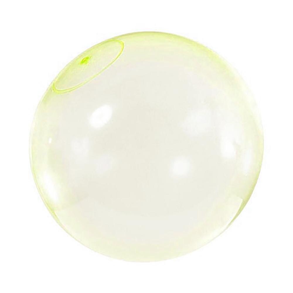 12 tommer magisk boble bold børn udendørs blød luft vand fyldt fantastisk boble bold interaktiv ballon magisk boble ballon bold: Gul