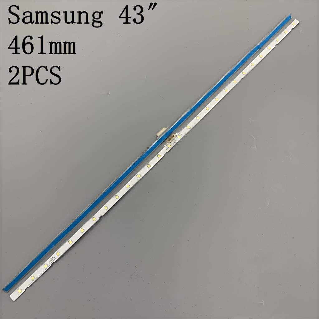 2 PCS/lot LED backlight strip for Samsung UN43NU7100 UE43NU7100U AOT_43_NU7100F UE43NU7120U UE43NU7170U BN96-45954A UE43NU7100