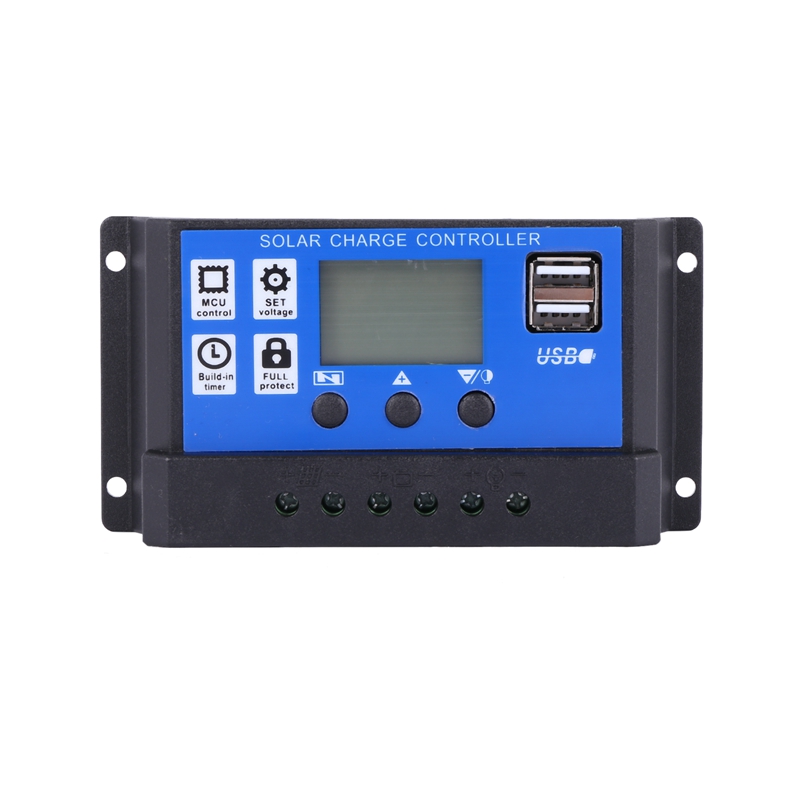 200 Watt 200W Solar Panel Kit with LCD Solar Controller 12V RV Boat Off Grid