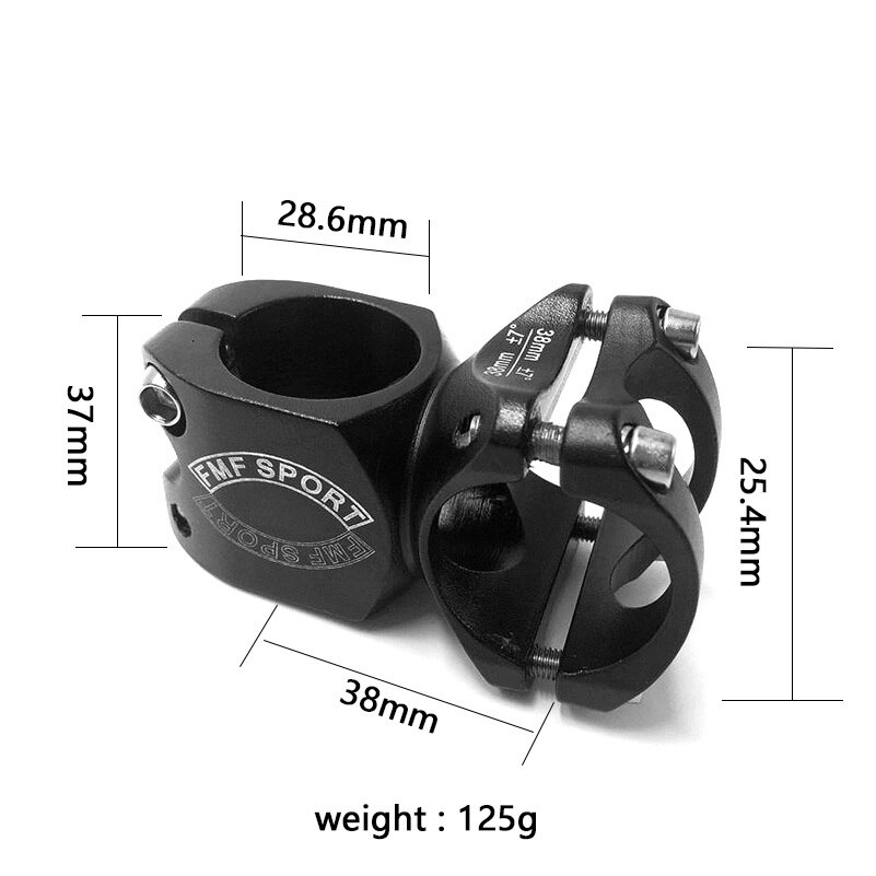 25.4mm/31.8mm Bicycle Stem 38 60 80 90mm High-Strength Lightweight Bike Stem for XC AM MTB Mountain Road Bike Bicycle part