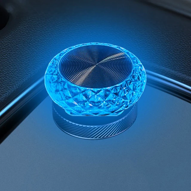 1x RGB Auto USB Omgevingslicht Mini LED Decoratieve Sfeerlampen Voor Auto Interieur Omgeving Licht Computer Licht Plug Play: Blauw