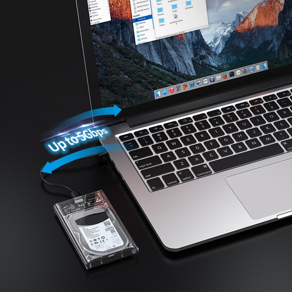 Netac – boîtier de disque dur SSD SATA vers USB 2.5, 3.0 pouces, 5Gbps, 2 to, Support UASP HD