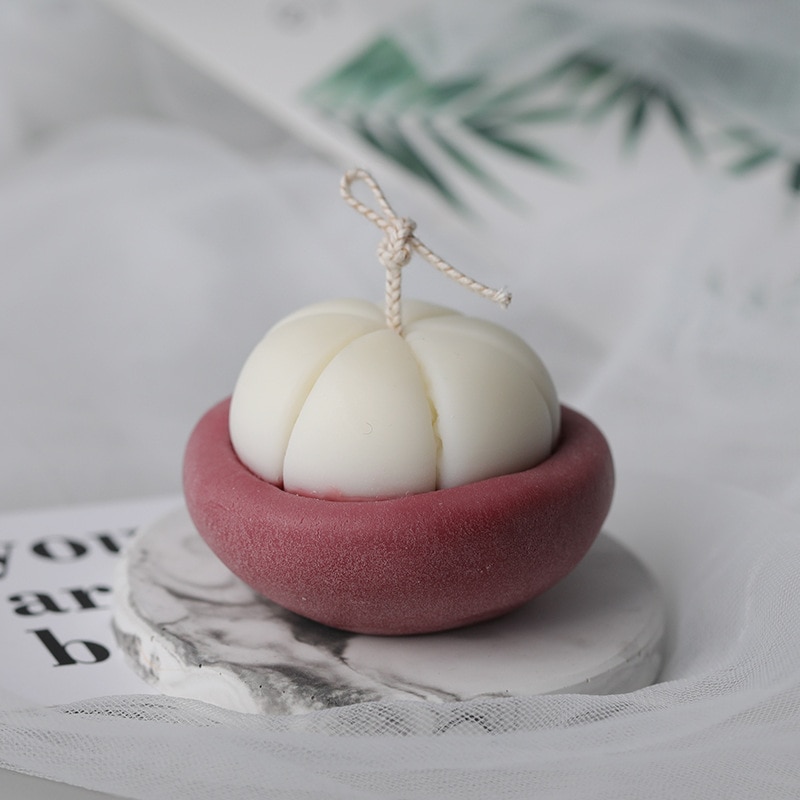 Mangosteen Candle Silicone Mold Artificial Food Fruit Mold Aroma Candle Plaster Mold Baking Mold 3d Silicone Candle Making Tools