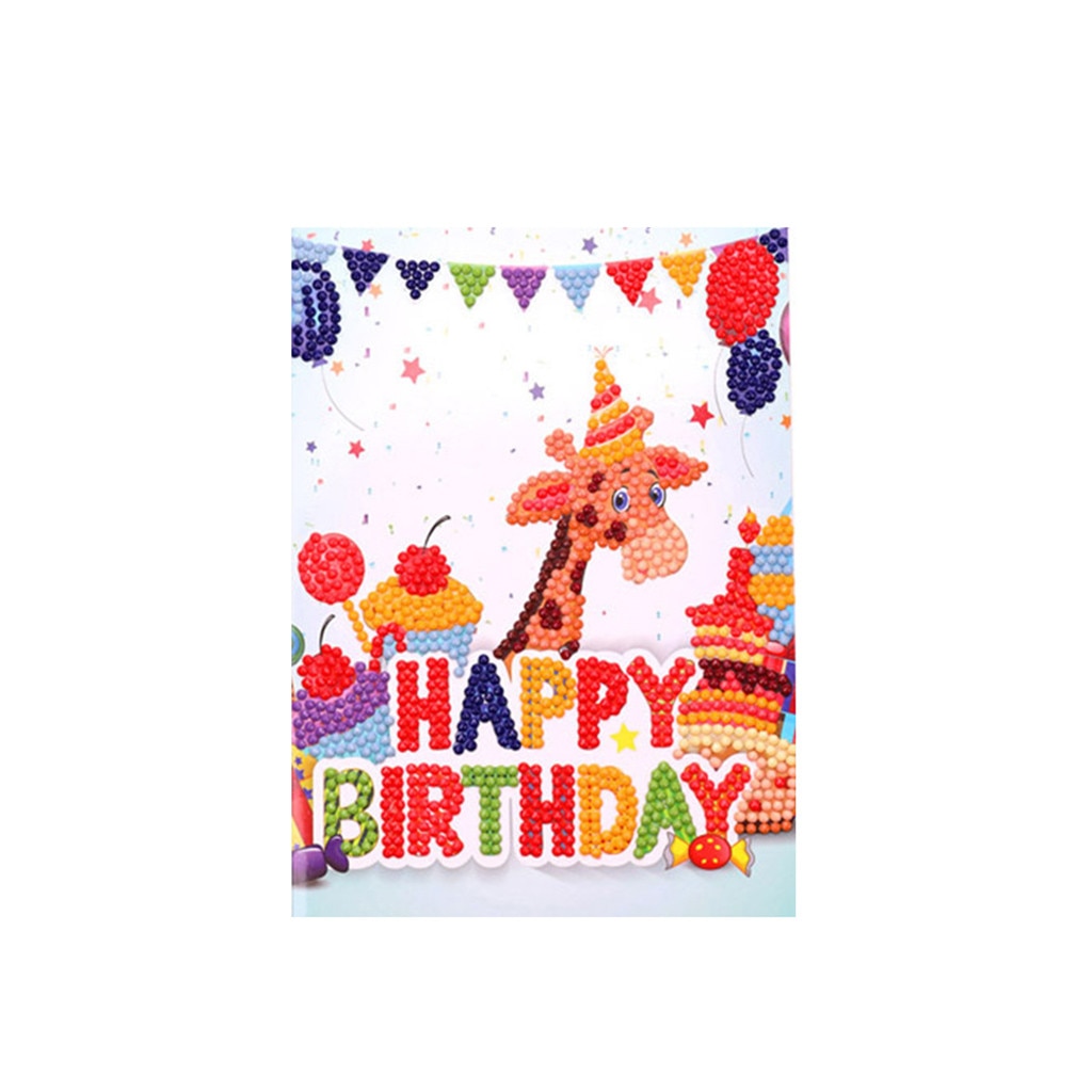5D Diamond Painting Greeting Card Special Shape Diamond Embroidery Birthday Cards Thanksgiving Cards Cross Stitch Craft: A