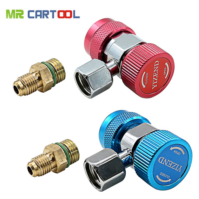 High Low Adjustable Quick Coupler freon r134a buy freon collector manometros refrigeracion air conditioning refrigerant Auto Car
