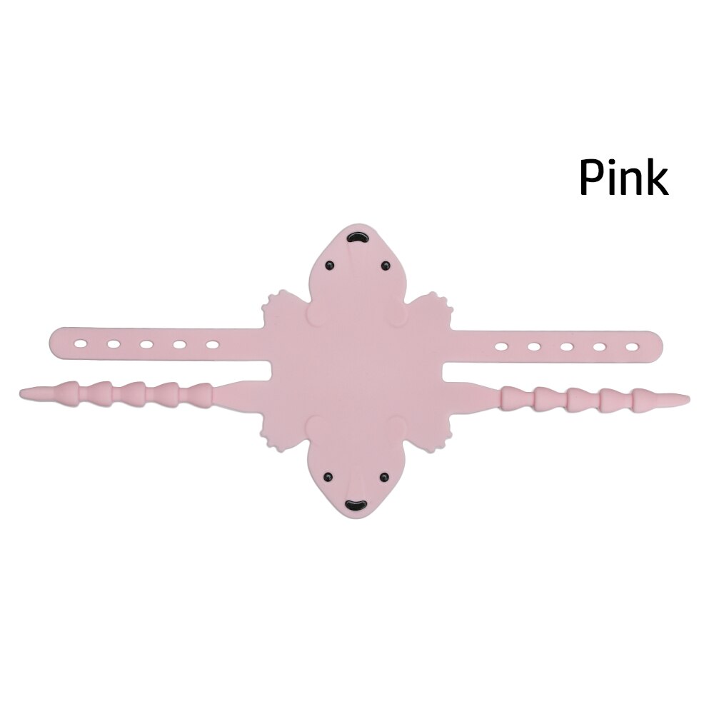 Bedroom Door Anti-collision Protection Buffer Pad Silicone Baby Room Door Mute Lock Doorknob Door Impact Door Cover Stopper: Pink