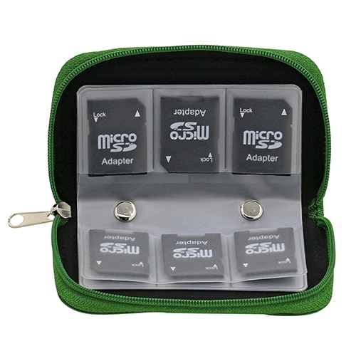 SD SDHC MMC CF Micro SD Memory Card Storage Carrying Pouch Case Holder Wallet 922G