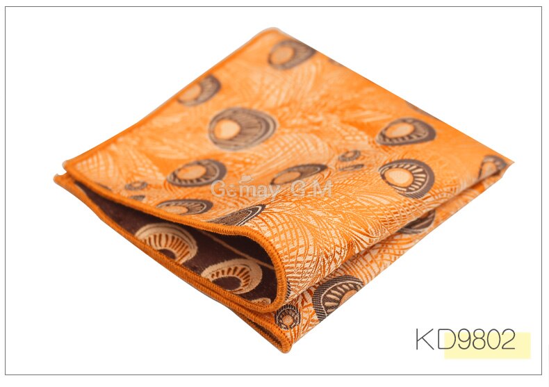 Heren pochet multicolor bruidegom zakdoek jacquard geweven zakdoek merk klassieke bruiloft: Kd9802