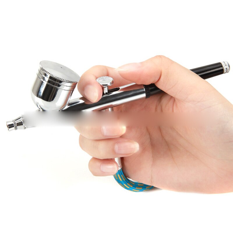 1PC Portable Airbrush Small Set 130K Airbrush 0.2-0.3-0.5mm Three Calibers 7CC Capacity Manual Pneumatic Airbrush