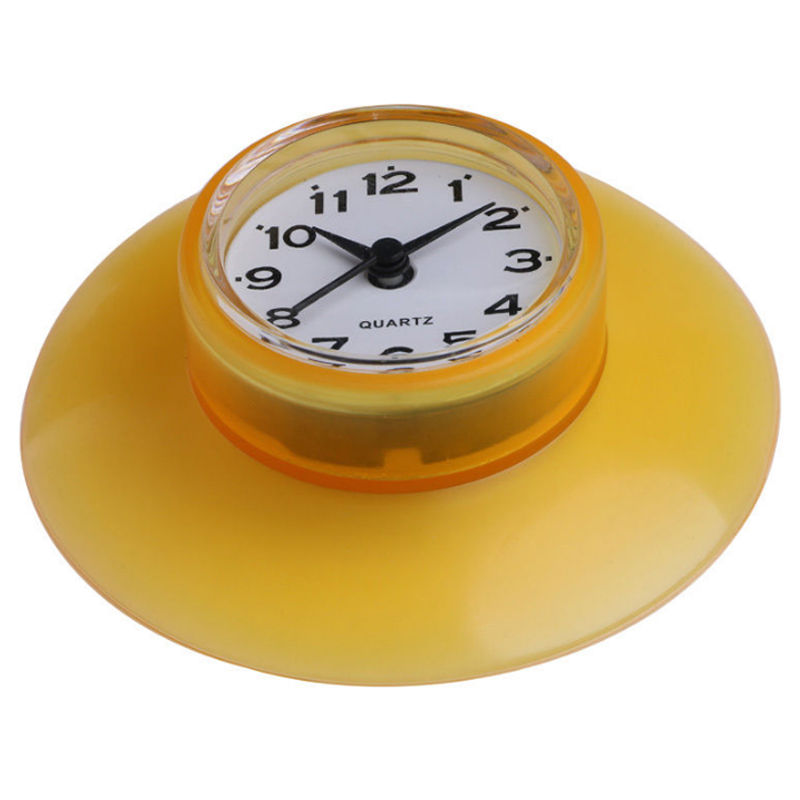 Orologio Da Parete Per Doccia Impermeabile In Acrilico Blu - Con Ventosa Per Bagno E Timer