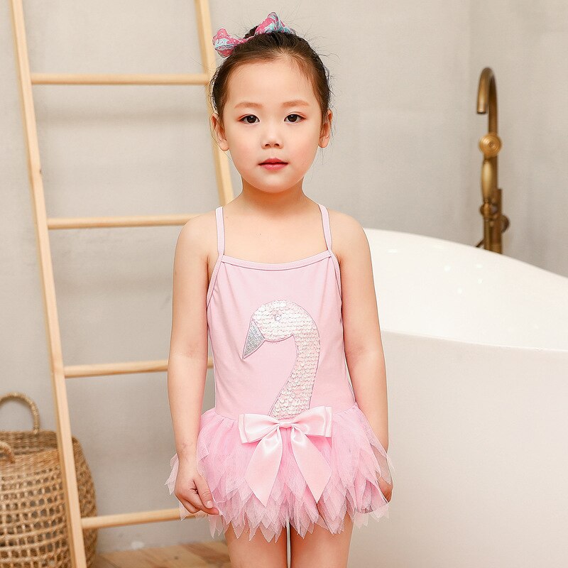 , bañador para niñas pequeñas, falda de Ballet para niñas con gorro de natación, 2 uds, traje de baño para niños, traje de baño bonito de una pieza,