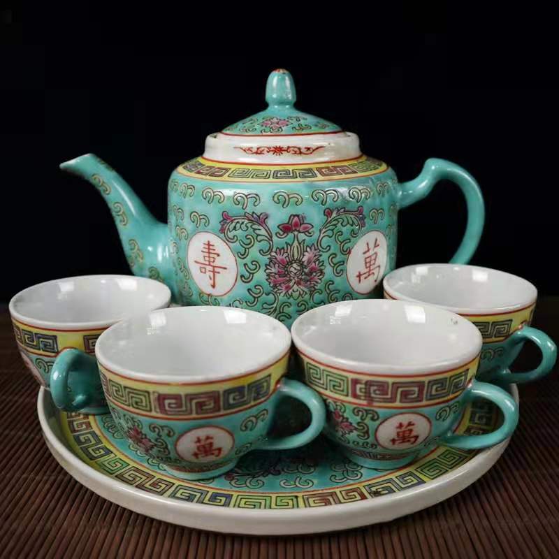 Tea Cup Set Of 6, Chinese Ceramic Tea Sets Exquisite Porcelain Teapot Bone China Tea Set Teapot Set Tea Cups And Saucer Sets