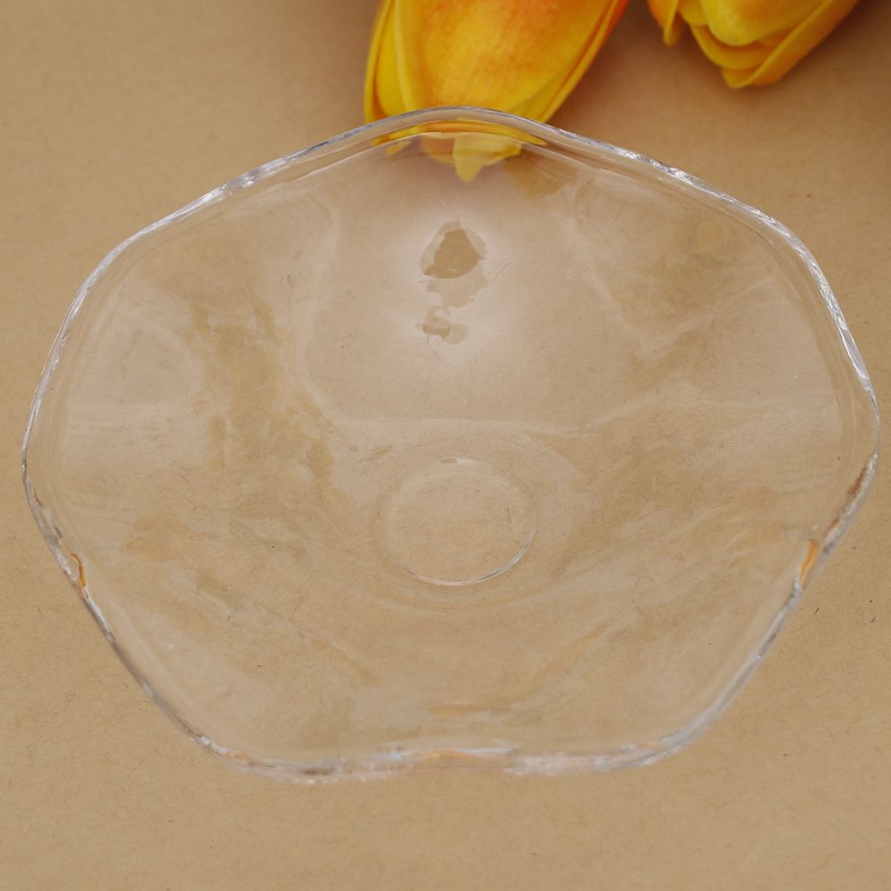 1Pcs Clear Replacement Aroma Glass Dish For Electric Fragrance Diffuser Lamp Oil Dish Multifunction Incense Burners Holder 85mm