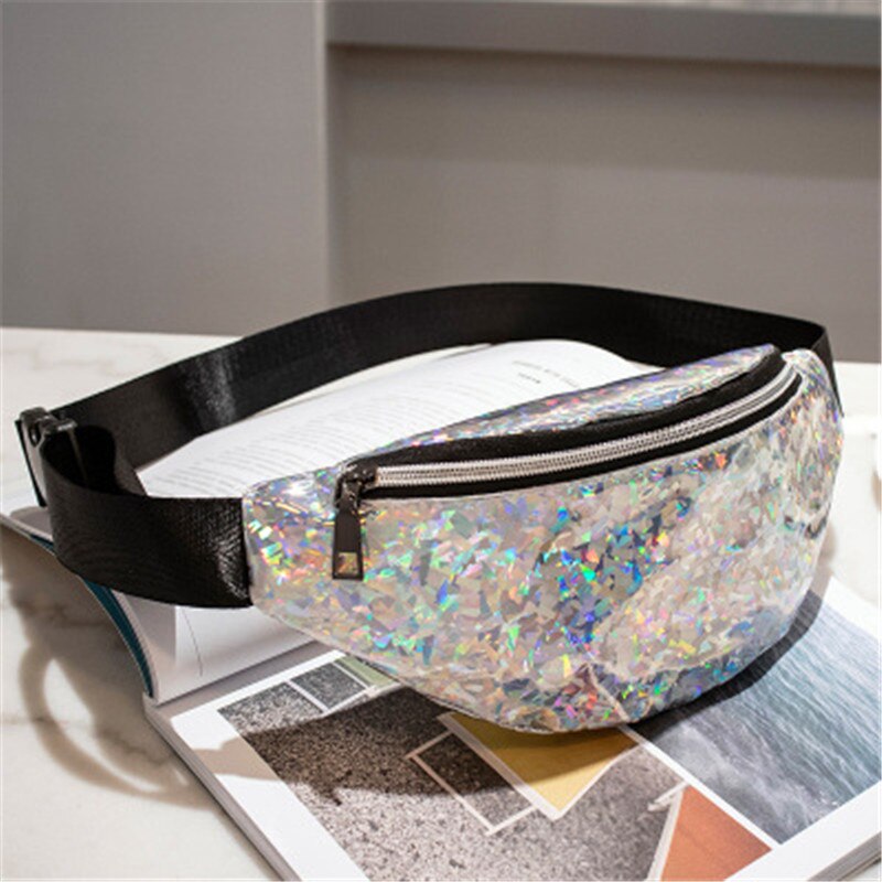 WENYUJH taille sac femme ceinture nouvelle étanche poitrine sac à main unisexe dames taille ventre sacs sac à main taille: silver-1