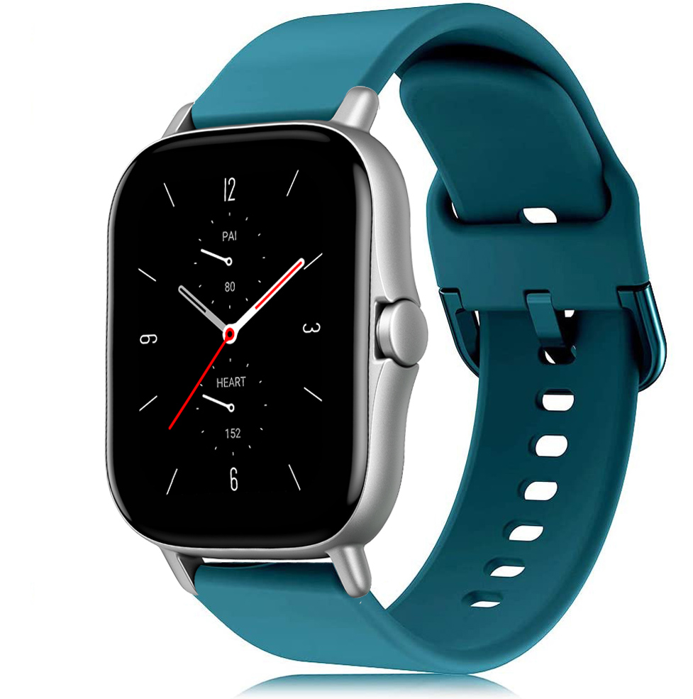 Correa de silicona para Amazfit gts 2 3 4/bip/gtr 4 3 pro/stratos 3 2 20mm/22mm pulsera deportiva correa Amazfit gts 2 3 4 mini