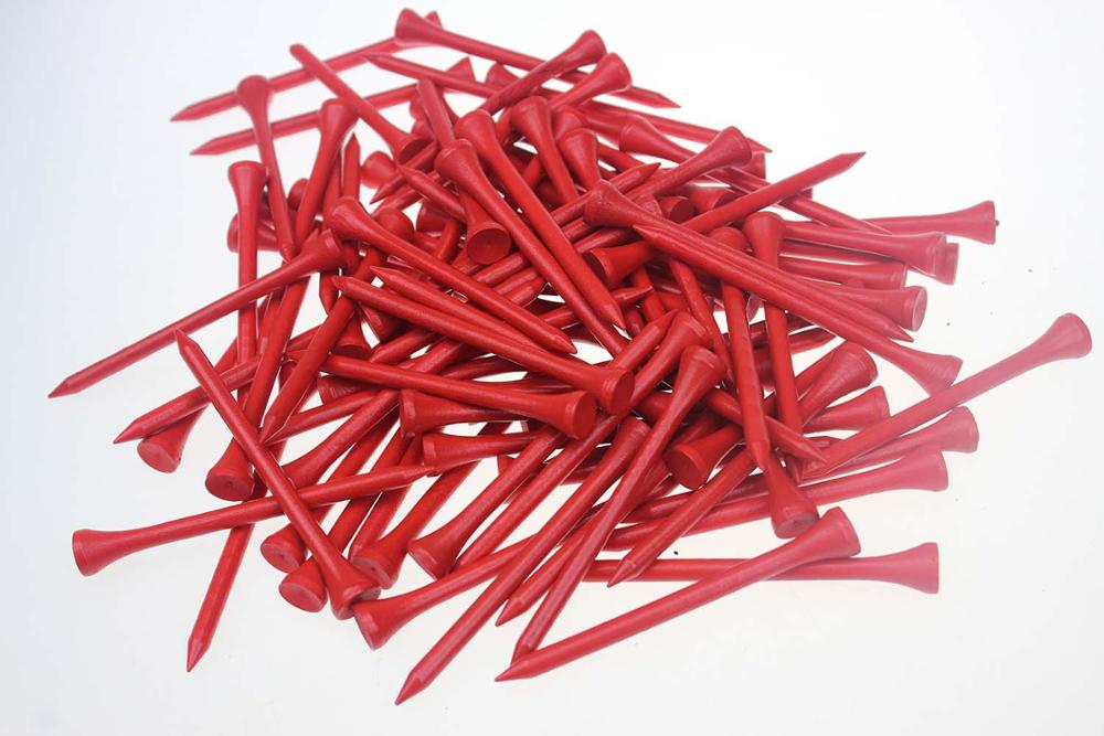 CRESTGOLF 31/4" Wooden Golf Tees 83mm Golf Wooden Tees Golf