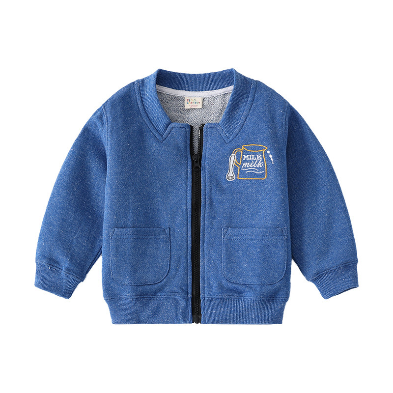 Primavera outono meninos jaqueta de beisebol da criança algodão casaco crianças roupas de algodão