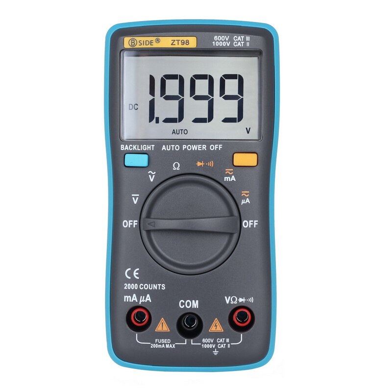 LCD Digital Multimeter Portable Handheld /DC Tester Meter Multitester Pocket Current Ohmmeter Meters Tester Tools