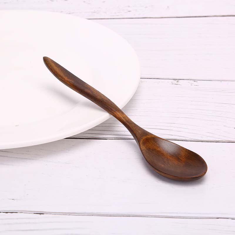 Wooden Spoon Kitchen Cooking Utensil Tool Soup Teaspoon Catering For Kicthen for Eating Mixing Stirring Cooking