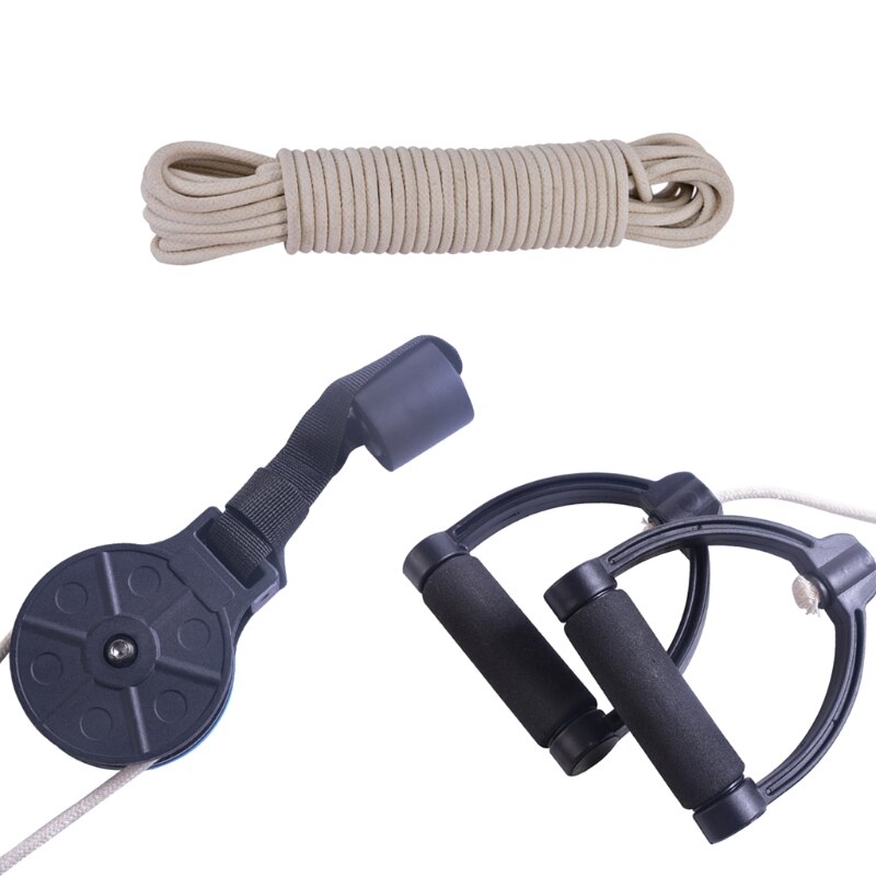 T4MF Shoulder Pulley, Overhead Shoulder Pulley for Physical Therapy, Pulley with Foam Handles, System for Rehabilitation