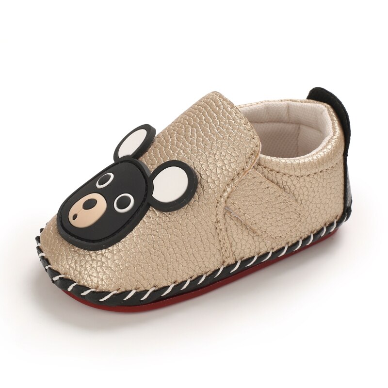 2021 primavera/outono tênis novos sapatos de bebê meninos macio-sola antiderrapante bonito dos desenhos animados sola de borracha sapatos casuais da criança para 0-18m
