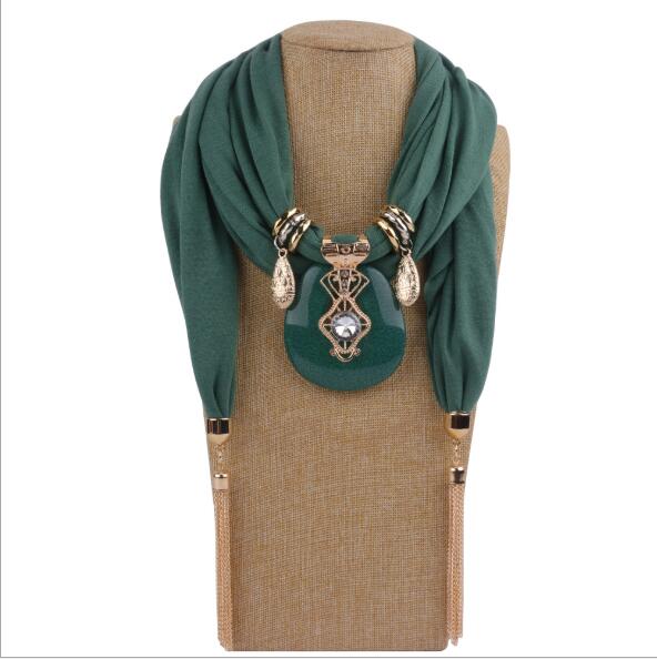 Écharpe à chaîne pour femmes, bijoux à la , collier, écharpe à pendentif, Foulard de tête, Hijab pour femmes, accessoires: style1973-1