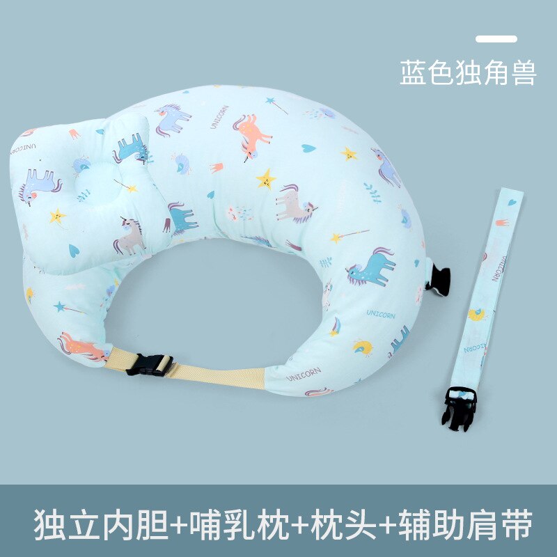 Oreillers d&#39;allaitement pour bébés, coussin pour femmes enceintes, en forme de U, pour -né, en coton, pour la taille: 2pc-E