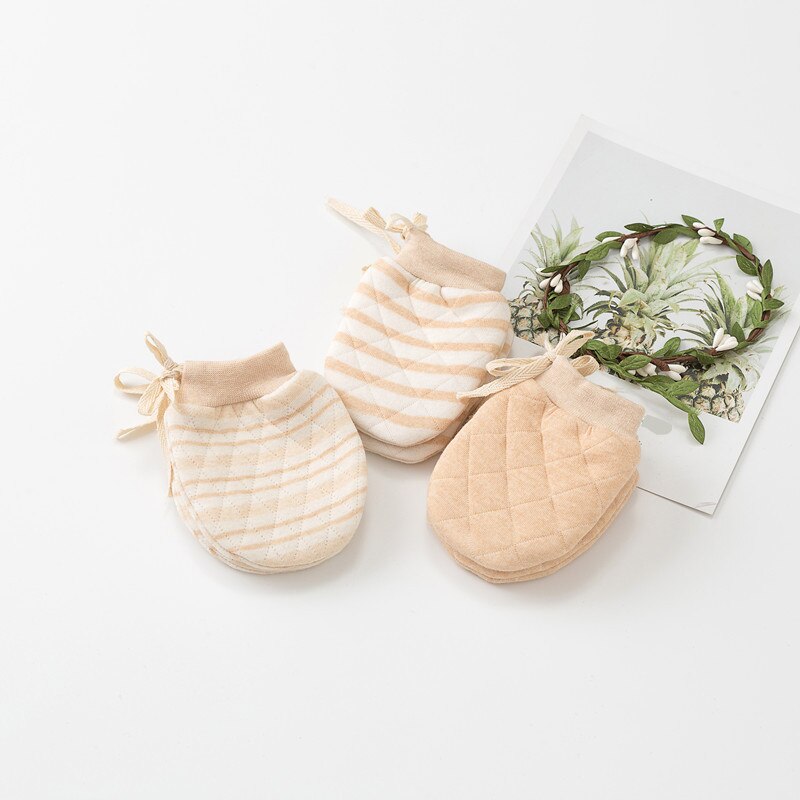 Gants bébé doux coton bio moufles pour enfants garçon fille confortable bébé gants moufles infantile accessoires