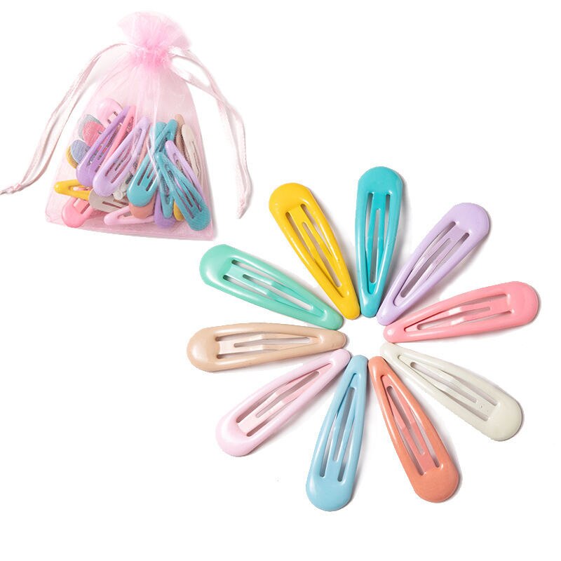 Horquilla para niñas de 10 a 40 Uds., horquillas sencillas y coloridas, pasadores de Clip para el pelo para niños, accesorios de para niños