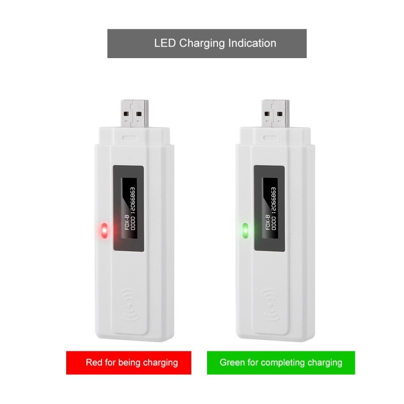 USB Pet Dog Cat Reader Electronic Tag OLED Display FDX-B ISO11784 / 85 EMID 134.2 kHz Low Frequency Ear Tag Scanner ID Reader