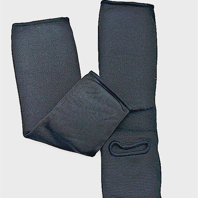 Karate Voet Protector Shin Wreef Guards Taekwondo Been Guard Voet Sparring Pads Wit Zwart Doek Pad Gear Kinderen Volwassen