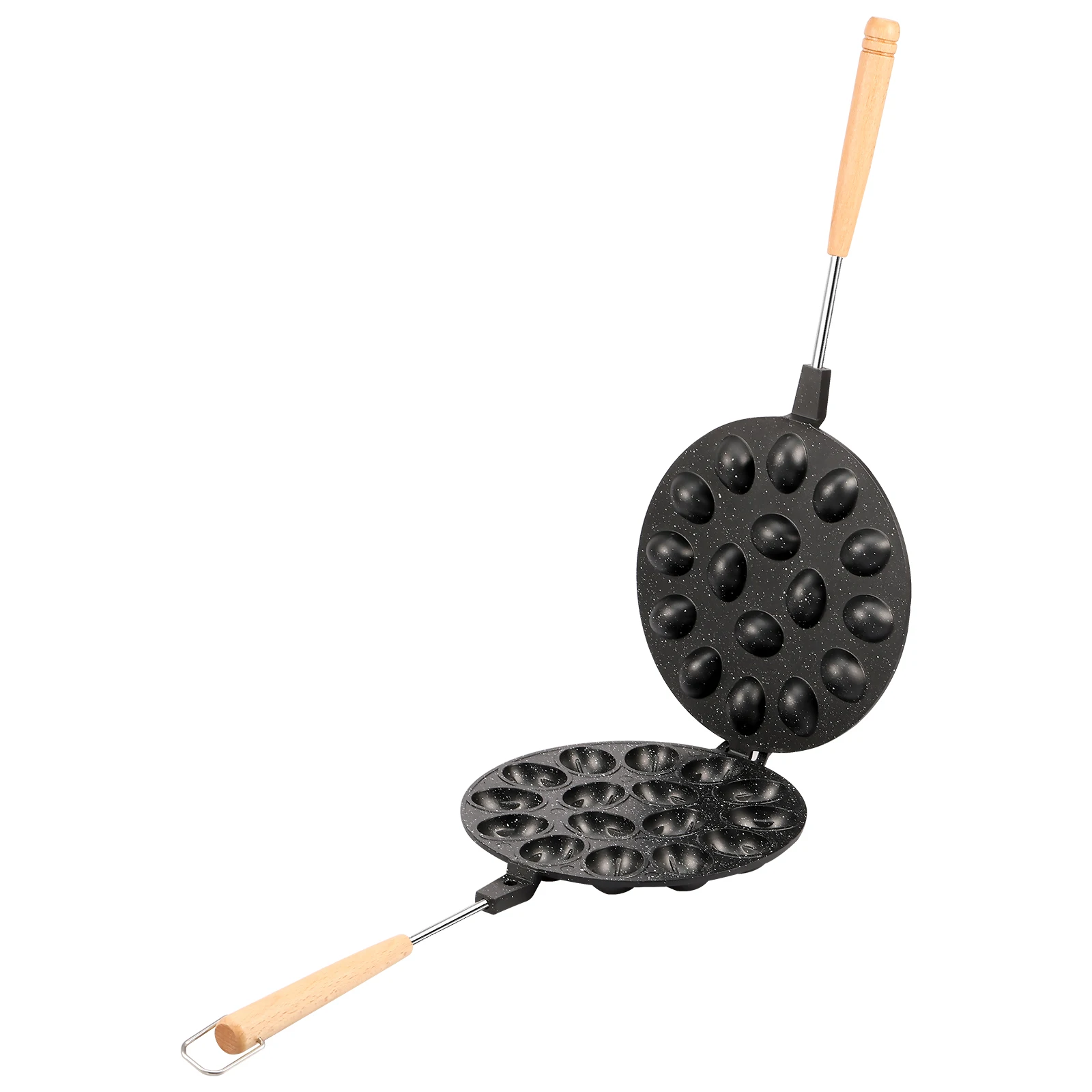 Stampo per biscotti alle noci 16 fori Creatore di biscotti alle noci Stampi per Oreshki antiaderenti Pasticceria Creatore di biscotti alle noci per cuocere gadget da cucina: Cielo Blu