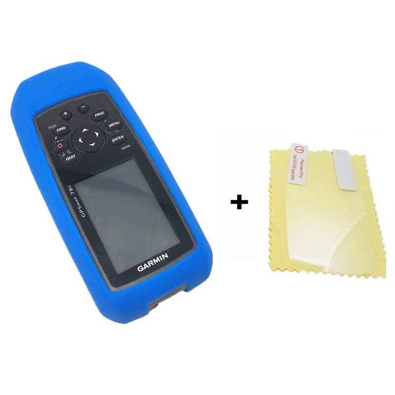 Funda de silicona para Garmin GPSMap 78s 73, Protector de pantalla, accesorios, GPSMAP 78S: Blue
