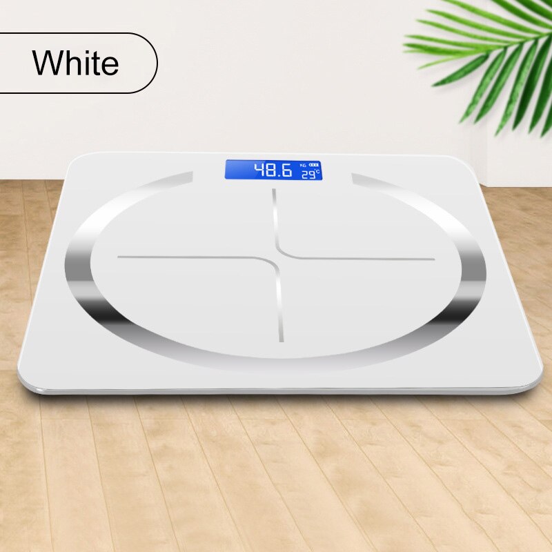 Weight Scale Bluetooth Body Fat Accurate Mobile Phone Analyzer App BMI Smart Electronic Composition Analyzer Bathroom: Rechargeable-write