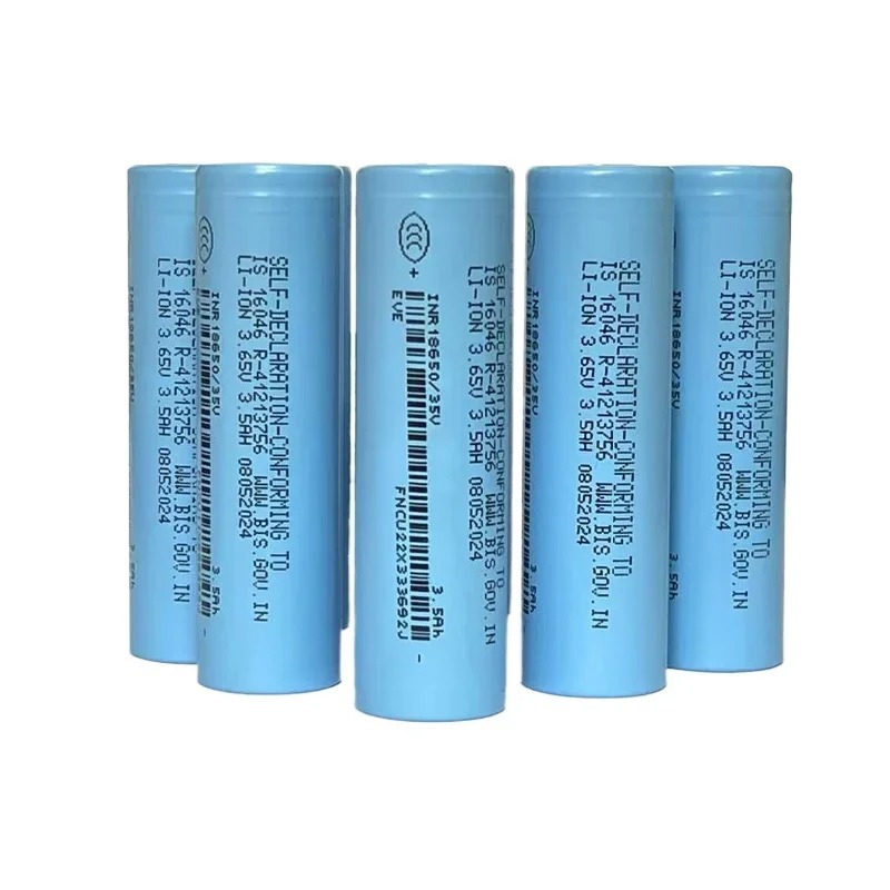 100% Original 18650 3.7v 3500mAh Power Battery INR18650/35V Li-ion Rechargeable Battery 18650 Battery 1-50 Pieces 3500mAh