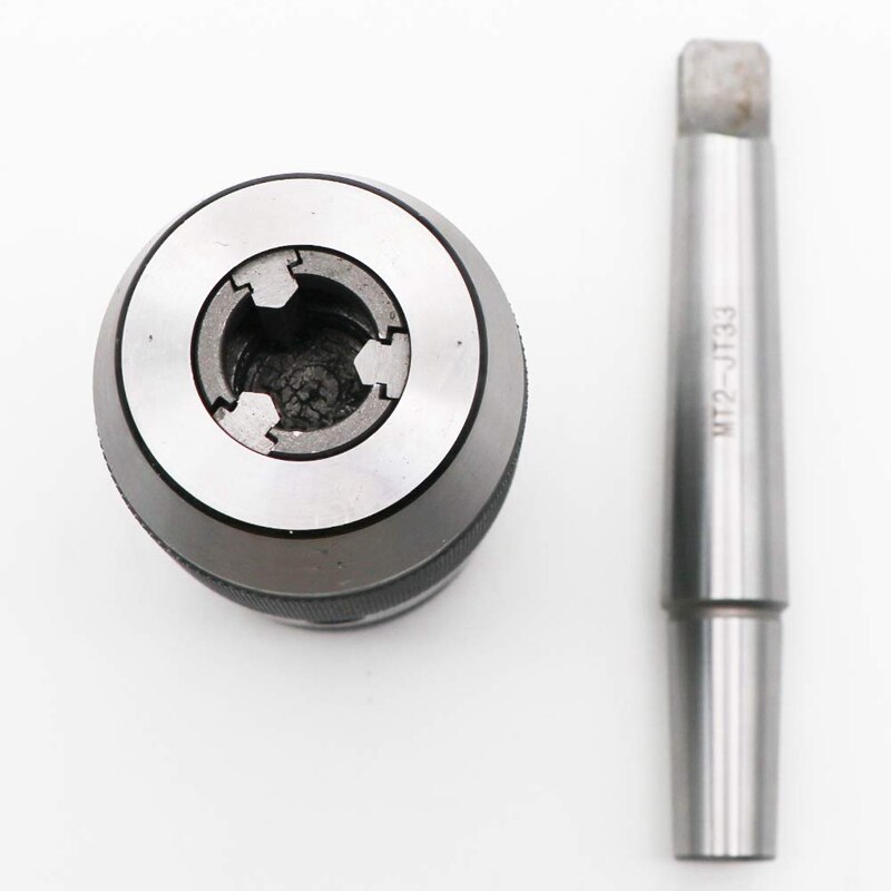 1/32 inch- 5/8 inch Super Heavy Duty Drill Press Chuck Keyless JT33 Mount &amp; MT2-JT33 Drill Chuck Arbor, High-Precision