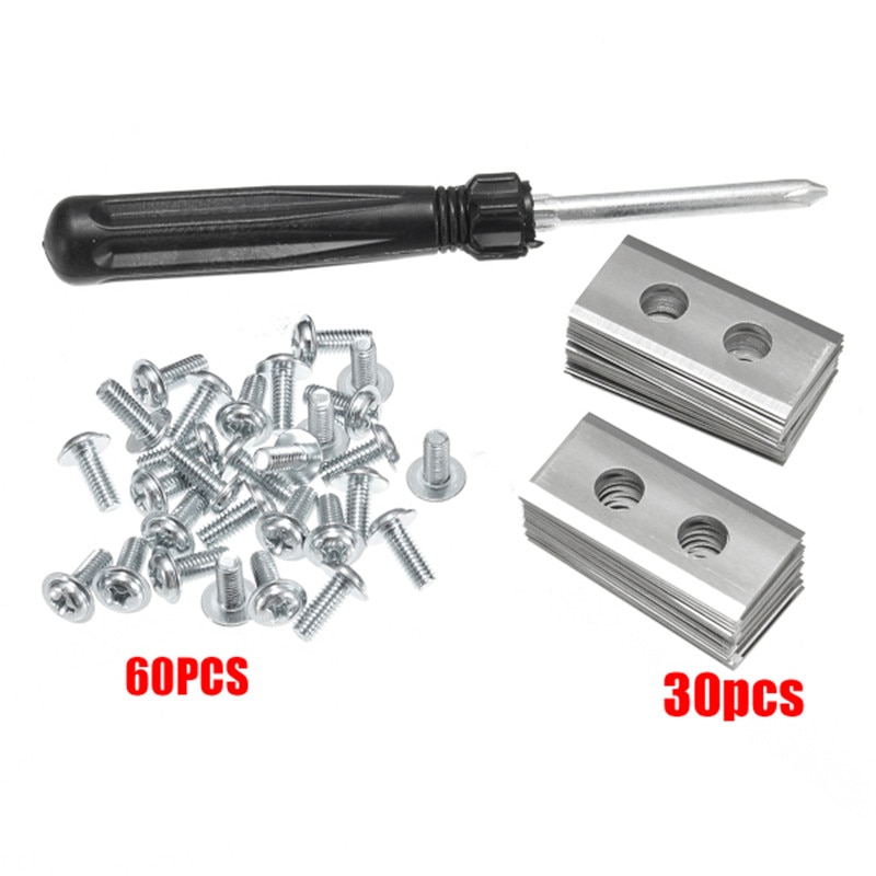 30X Ersatzklinge Messer Für Worx Landroid Akku-rasenmäher-roboter 0,9 MM + Schraubendreher Prägewerkzeuge Langlebige