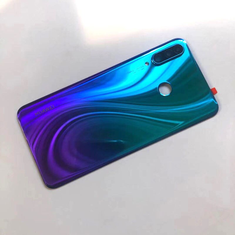 Original Glass Rear Cover For Huawei Honor 20 Lite MAR-LX1H Back Battery Cover Case Housing Door +Camera Lens + Adhesive