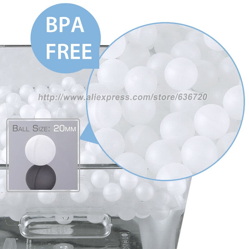 Sous Vide Balls - 140 White Balls, Includes Drying Bag for Cookers &amp; Immersion Circulators, Reduces Heat Loss