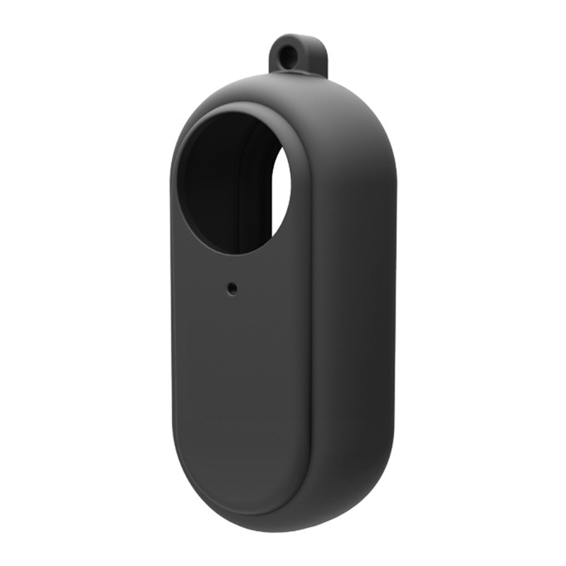 Voor Insta 360 Go 2 Sport Video Camera Digitale Camera Silicone Skin Cover: Black