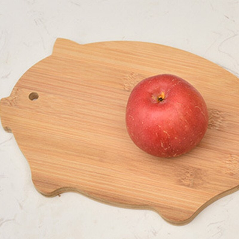 Praktische Dier Vorm Snijplank Huishoudelijke Mildewproof Massief Houten Snijplank Kleine Slaapzaal Mini Fruit Mes Board