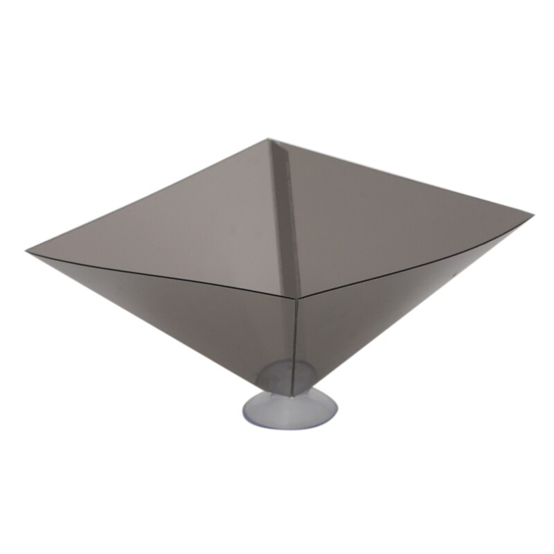 3d holografische projector piramide display met zuignap voor 3.5-6 inch smartphone