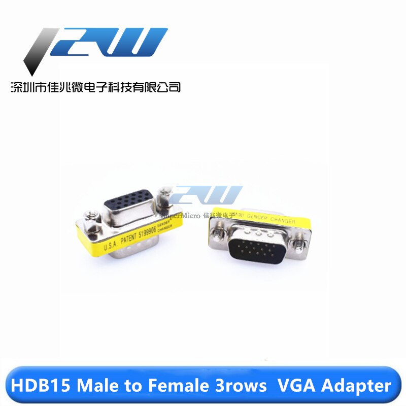 DB9/15/25-pin serial male and female converter adapter RS232 male to male to female to female COM port: HDB15 Man to Woman