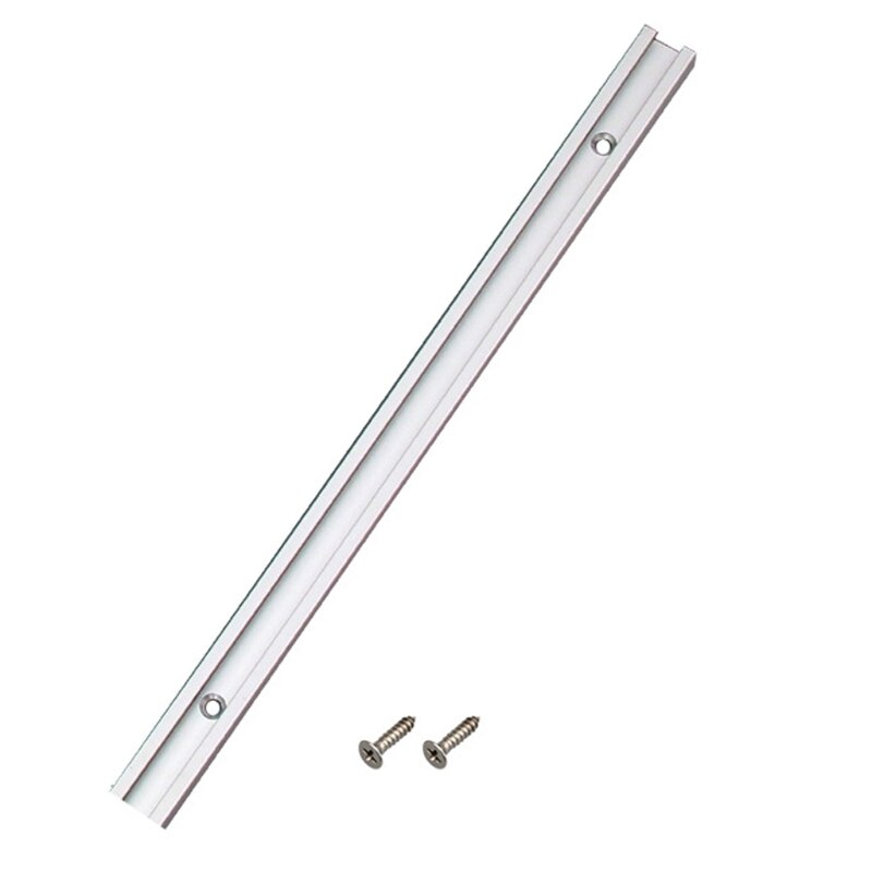 30/40/50/60cm trebearbeidingsrenne skinne t-spor t-spor gjæringsspor jig t skrufeste spor 19 x 9.5mm bord sag freser bord gjør det også: 40cm