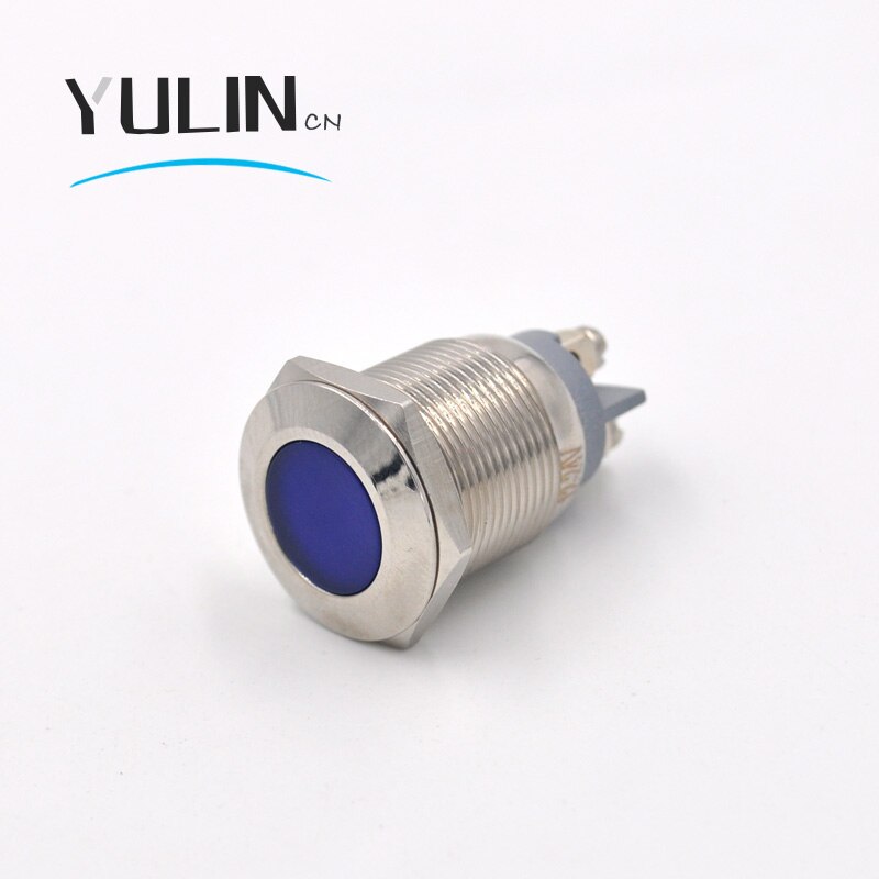 Voyant d'avertissement de Signal de tableau de bord de panneau pilote de LED en métal de 22mm avec le Terminal de vis